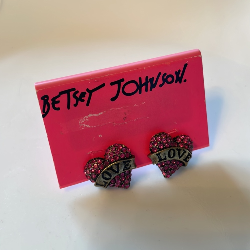 Betsey Johnson stud earrings